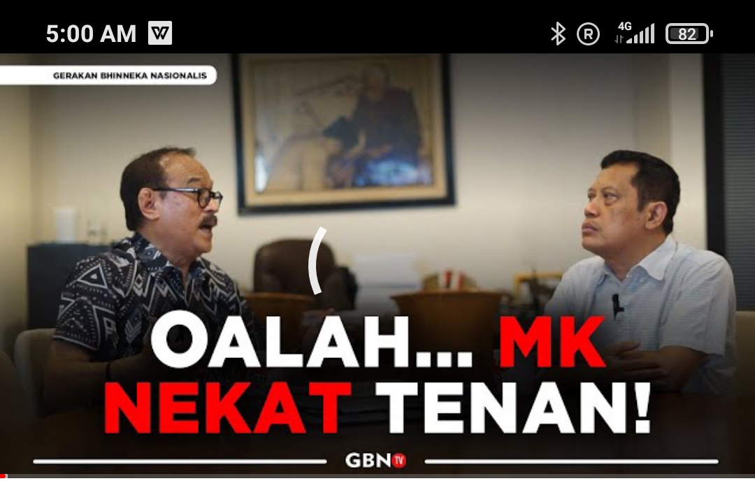 Oalah... MK Nekat Tenan! 